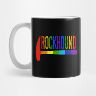 Rainbow Rockhound Rock Pick Geology Hammer Rockhounding Mug